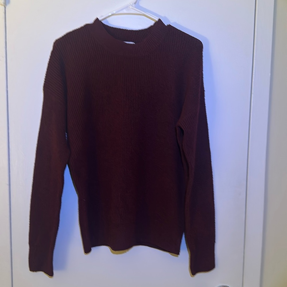 Market & Spruce Sienna Ribbed Drop Shoulder Crewneck Sweater